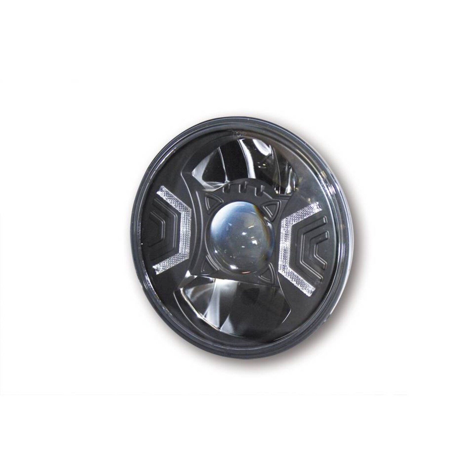 Highsider HIGHSIDER LED-Hauptscheinwerfereinsatz Typ 2, 7 Zoll, sw