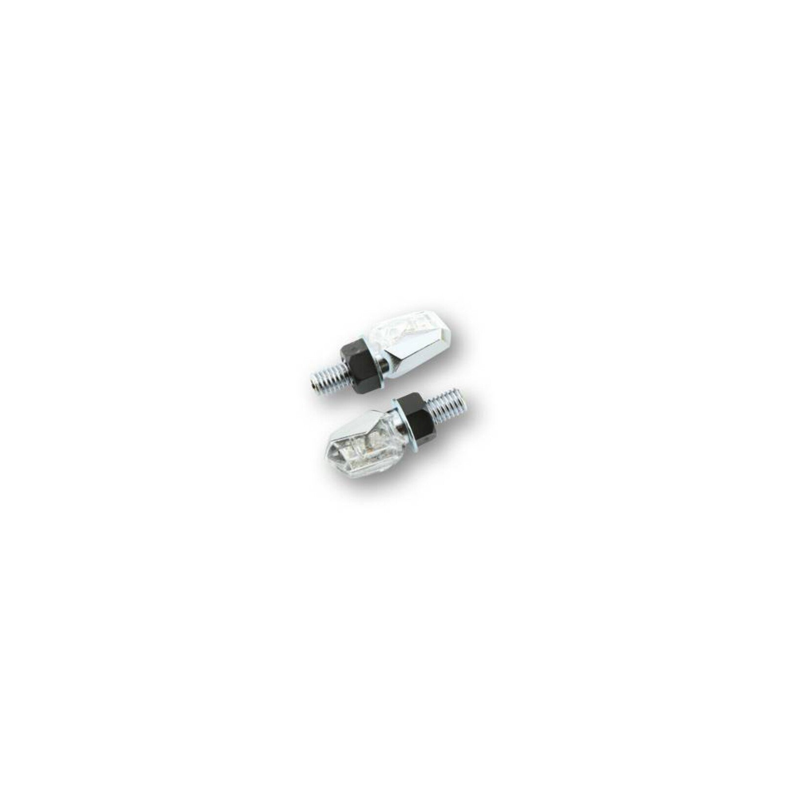 Shin Yo SHIN YO LED-Blinker TINY, verchromt, klares Glas