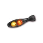 Kellermann Rück-, Bremslicht, Blinker Einheit Micro 1000 DF Dark, schwarz, getöntes Einzelglas