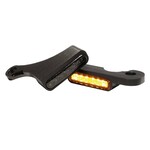 HeinzBikes LED Armaturen Blinker SOFTAIL Modelle 15-, schwarz