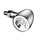 LED-Blinker- / Positionsleuchte Bullet 1000 PL white, matt-chrom, klares Glas