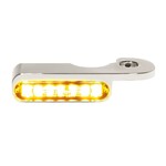HeinzBikes LED Armaturen Blinker BREAKOUT Modelle hydr.Kupplung, silber