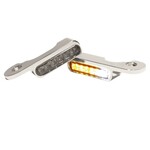 HeinzBikes LED Armaturen Blinker-Positionslicht-Kombination TOURING Modelle hydr.Kupplung, silber