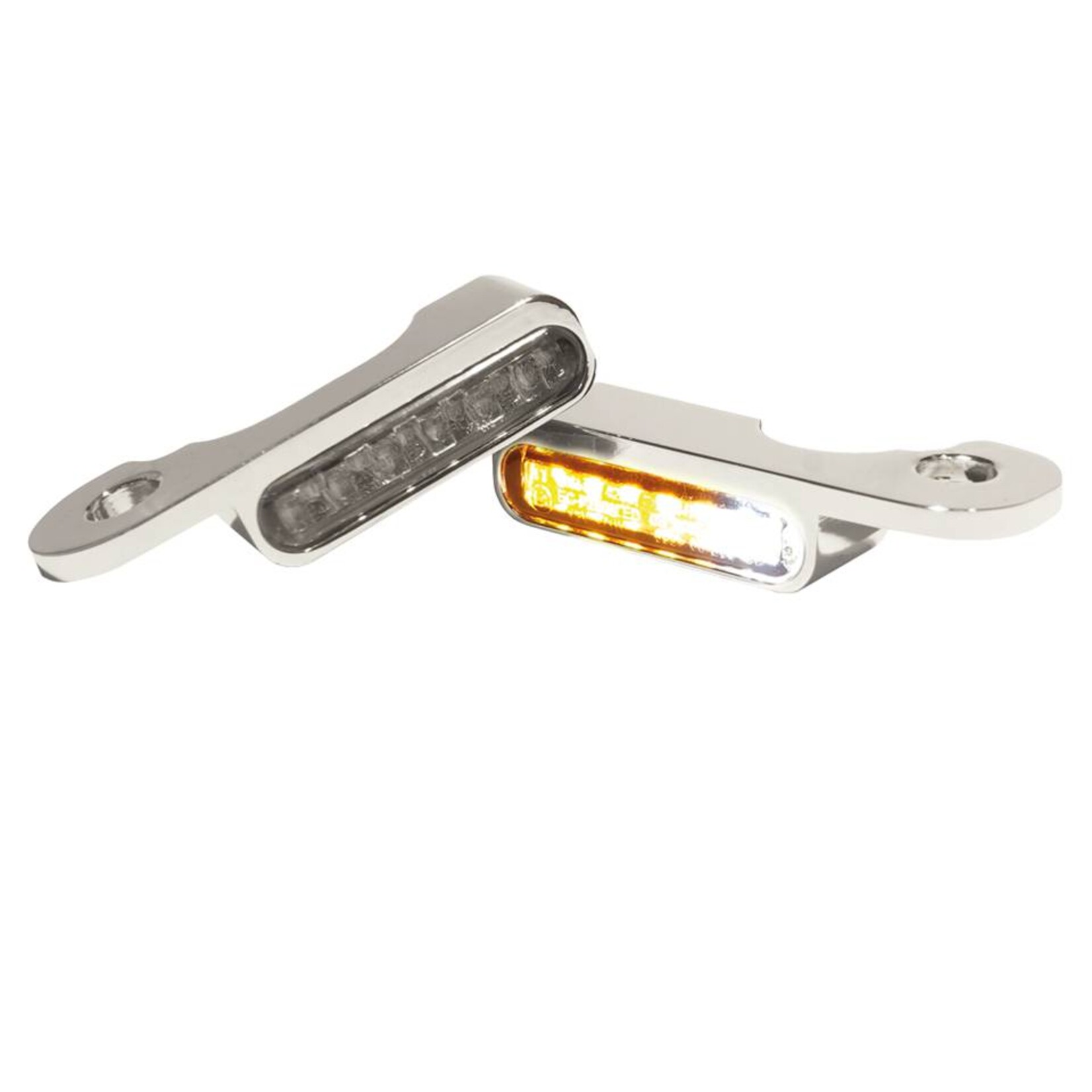 HeinzBikes LED Armaturen Blinker-Positionslicht-Kombination TOURING Modelle hydr.Kupplung, silber