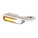 HeinzBikes LED Armaturen Blinker-Positionslicht-Kombination NIGHT- V-ROD Modelle 02-, silber