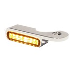 HeinzBikes LED Armaturen Blinker NIGHT- V-ROD Modelle 02-, silber
