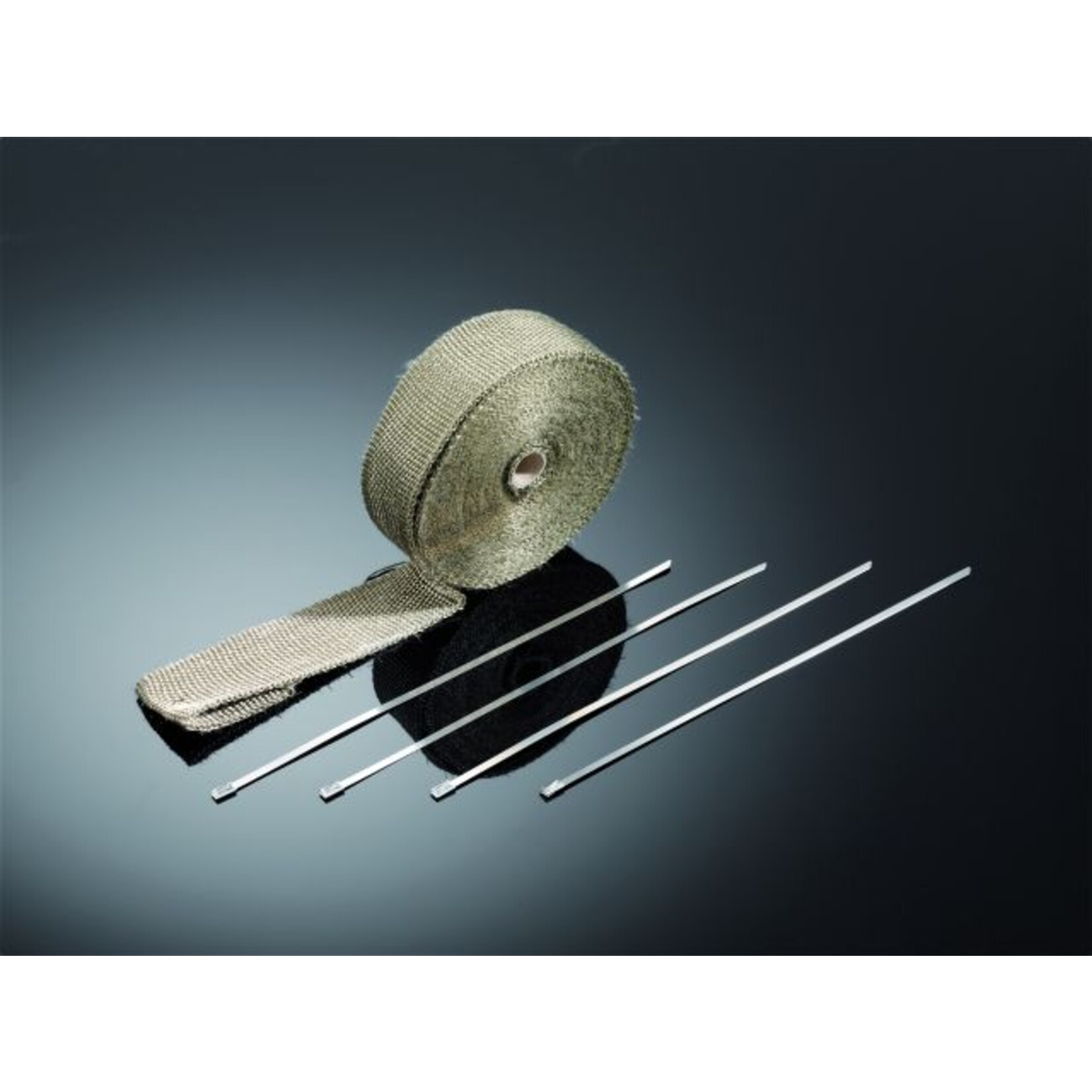 Auspuff Hitzeschutzband, 15m, Titanium