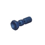 ABM ABM Doppelhohlschraube Alu M10 x 1,0, blau