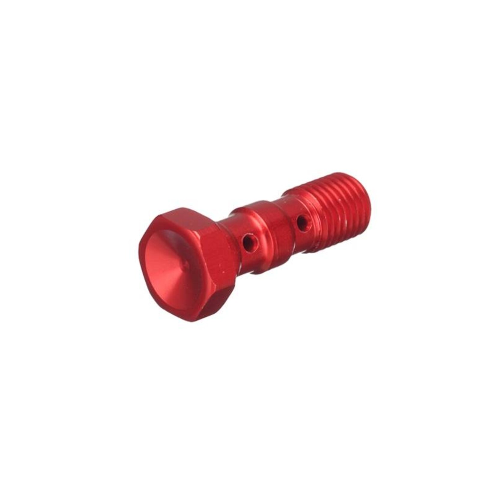 ABM ABM Doppelhohlschraube Alu M10 x 1,0, rot