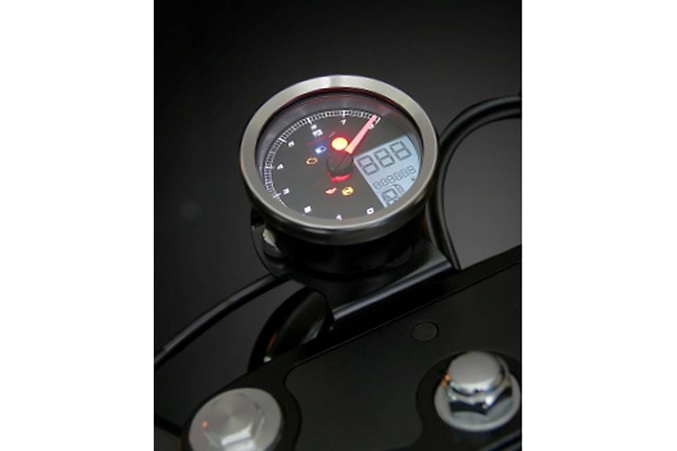 KOSO Drehzahlmesser/Tachometer Yamaha XV950/Bolt/Yamaha SCR950 mit schwarzem Ring Motparts.ch