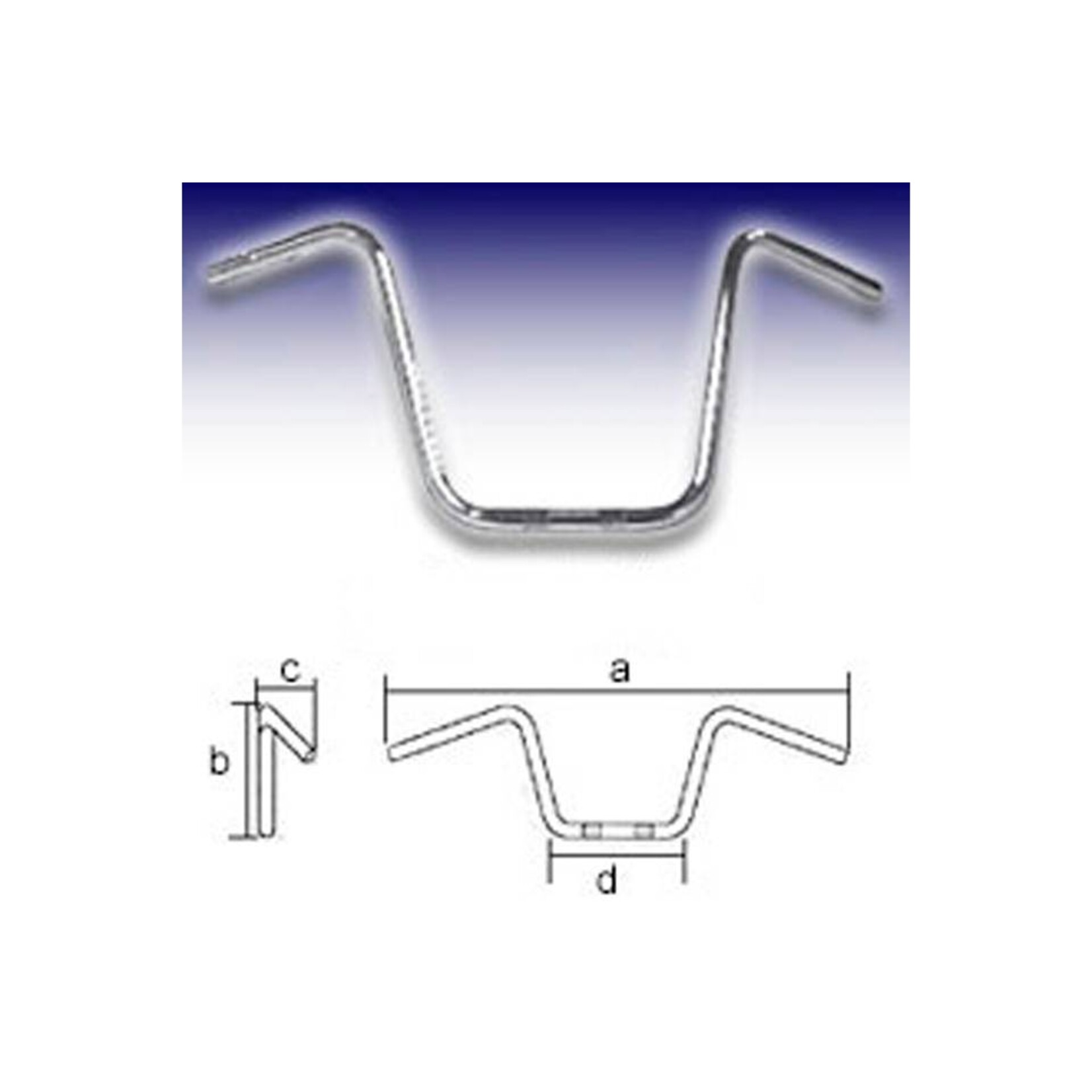 Fehling FEHLING Lenker APE Hanger Narrow Style Small 1 Zoll, H25, chrom