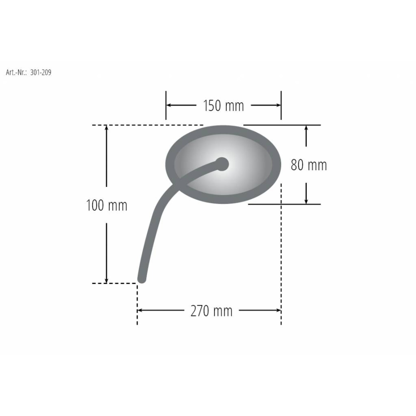HONDA Spiegel CBR 600, links
