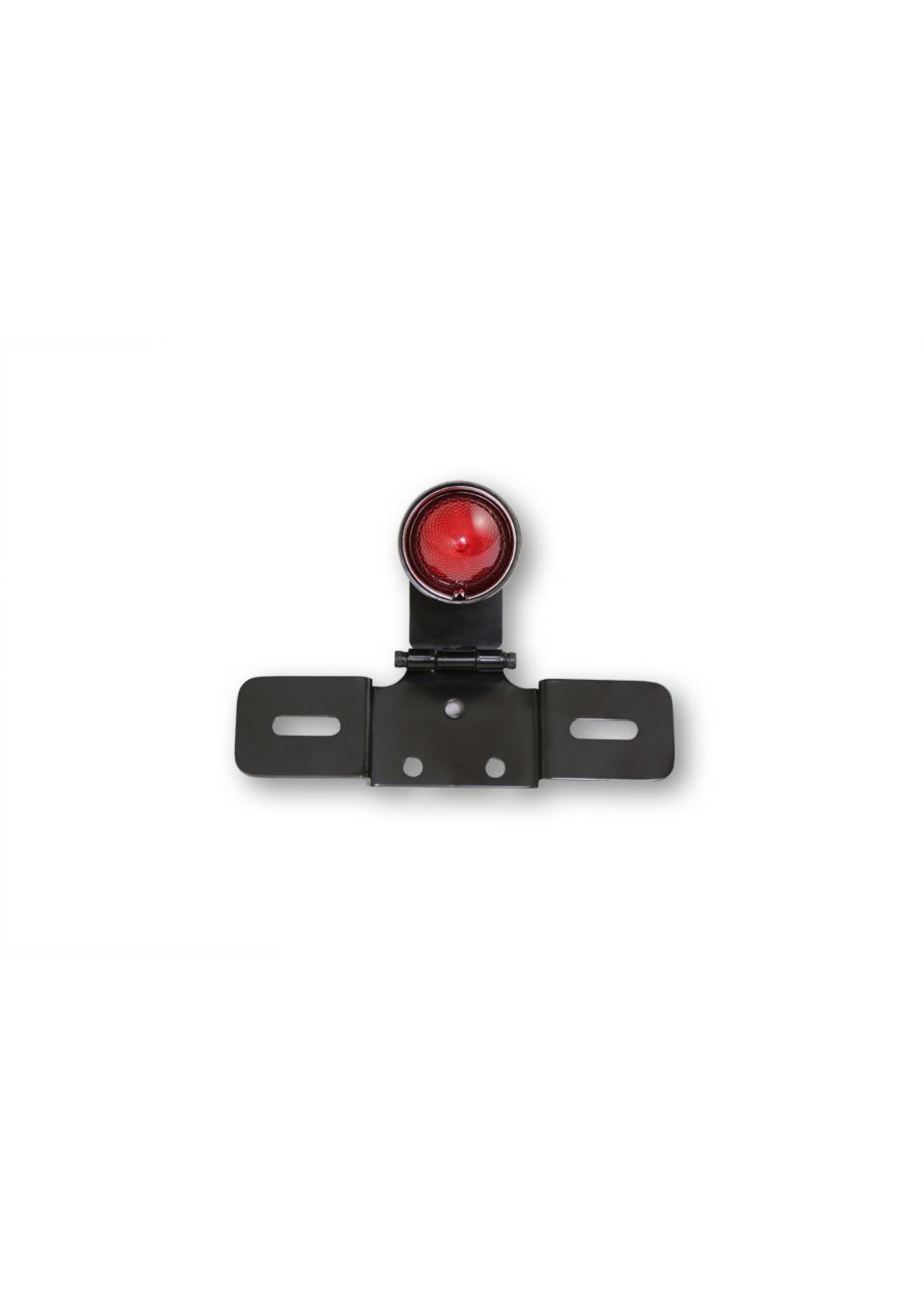 Shin Yo Fanale Posteriore A LED NUMBER1, Fumé, Con Illuminazione Targa, Ovale, Per Moto