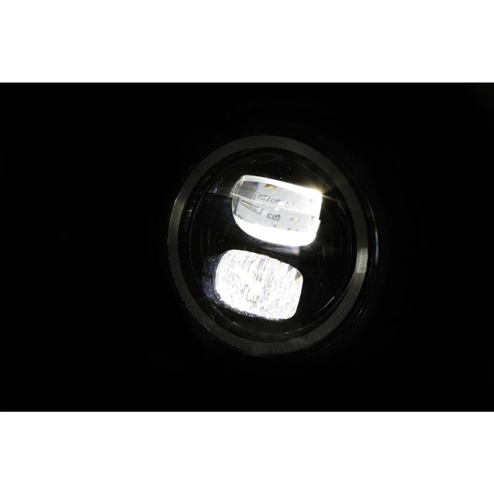 Highsider HIGHSIDER 5 3/4 Zoll LED-Scheinwerfer PECOS TYP 7 mit Standlichtring, chrom