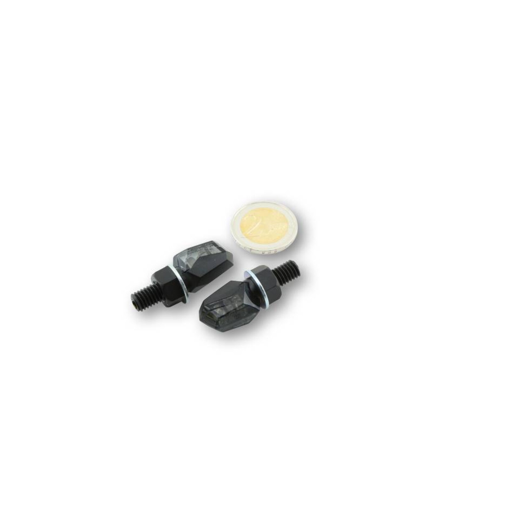 Shin Yo SHIN YO LED-Blinker TINY, schwarz, getöntes Glas