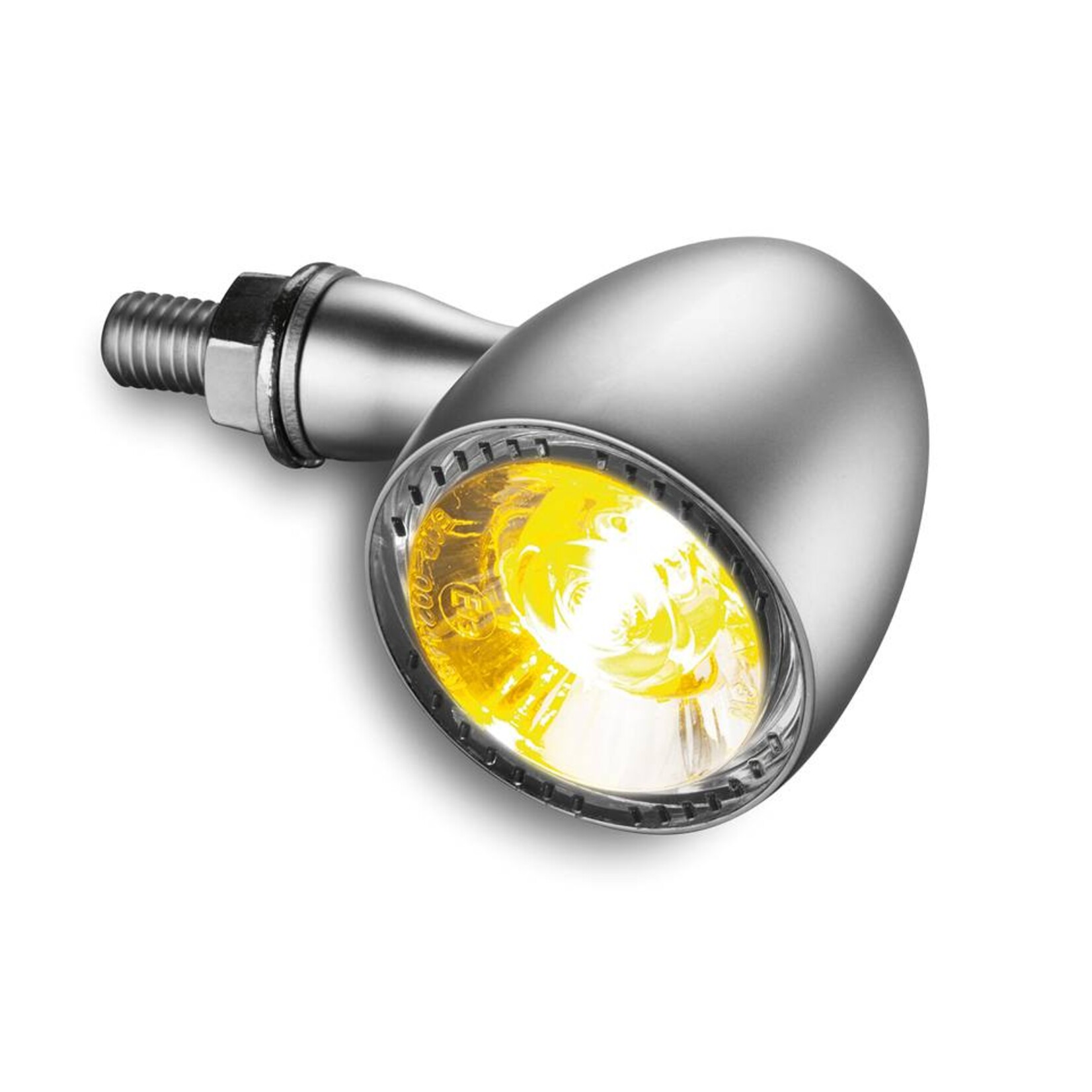 Kellermann LED-Blinker- / Positionsleuchte Bullet 1000 PL white, matt-chrom, klares Glas