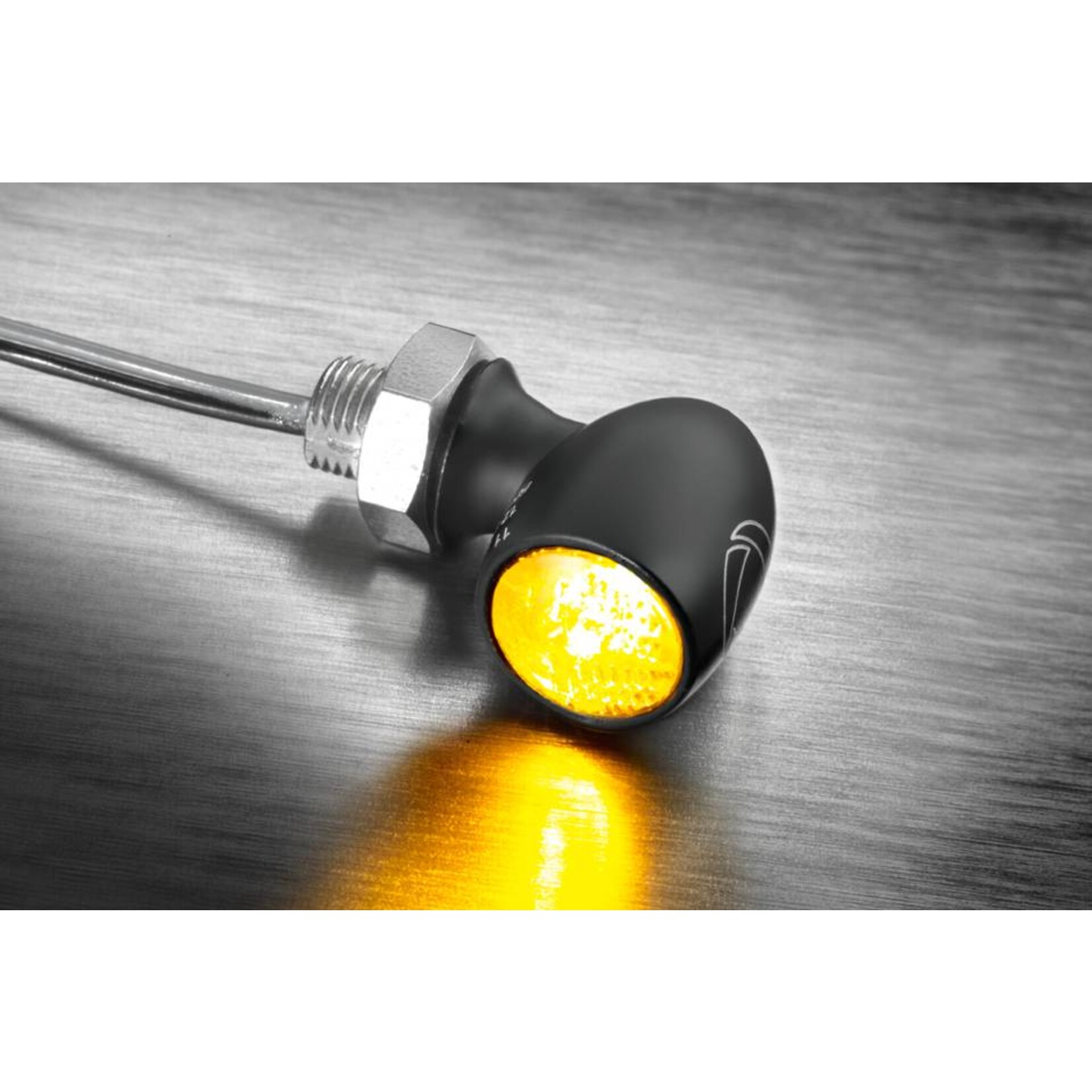 Kellermann Kellermann LED-Blinker Bullet Atto Dark, getöntes Glas