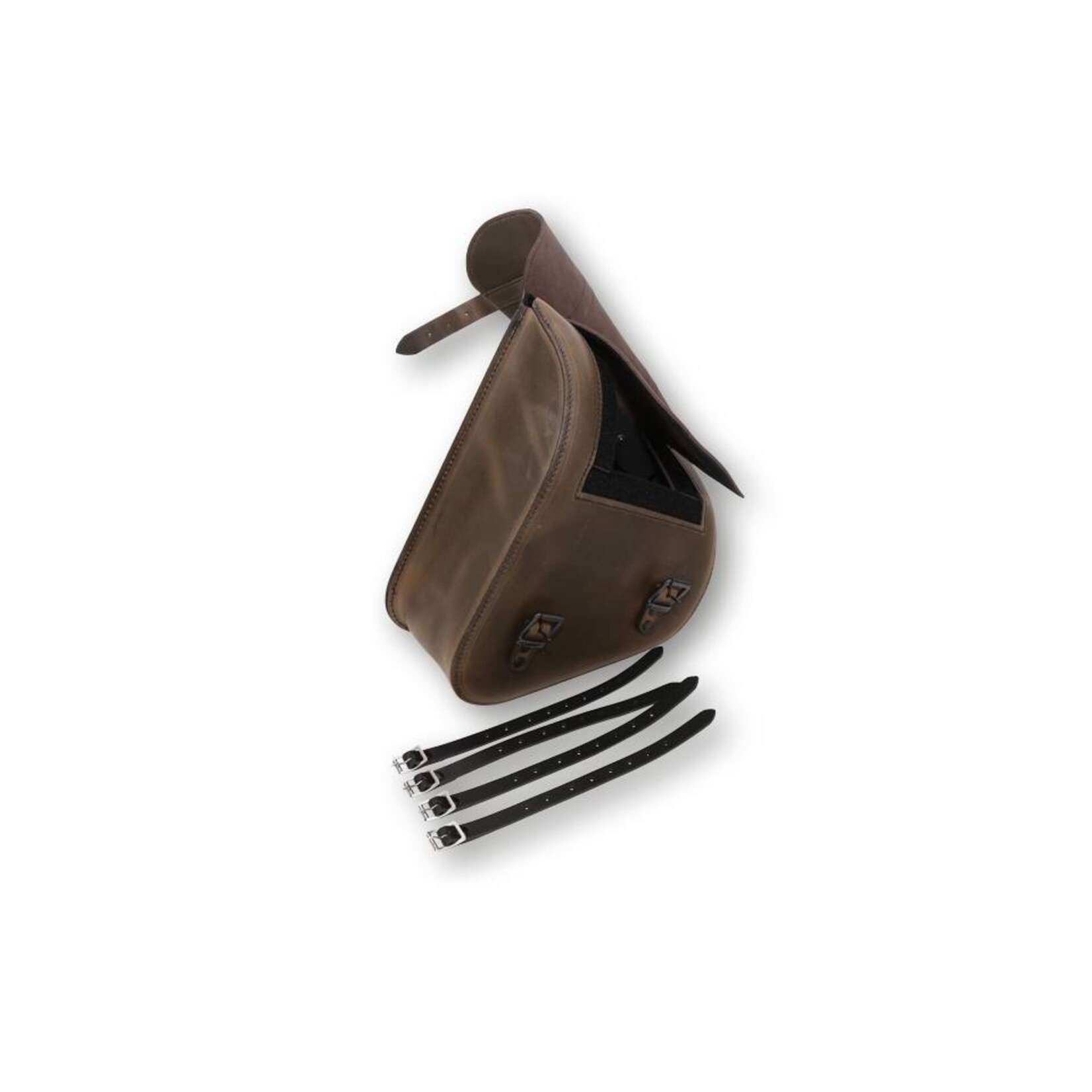 LEDRIE Satteltasche f. Schwinge links, Softail, 9 l