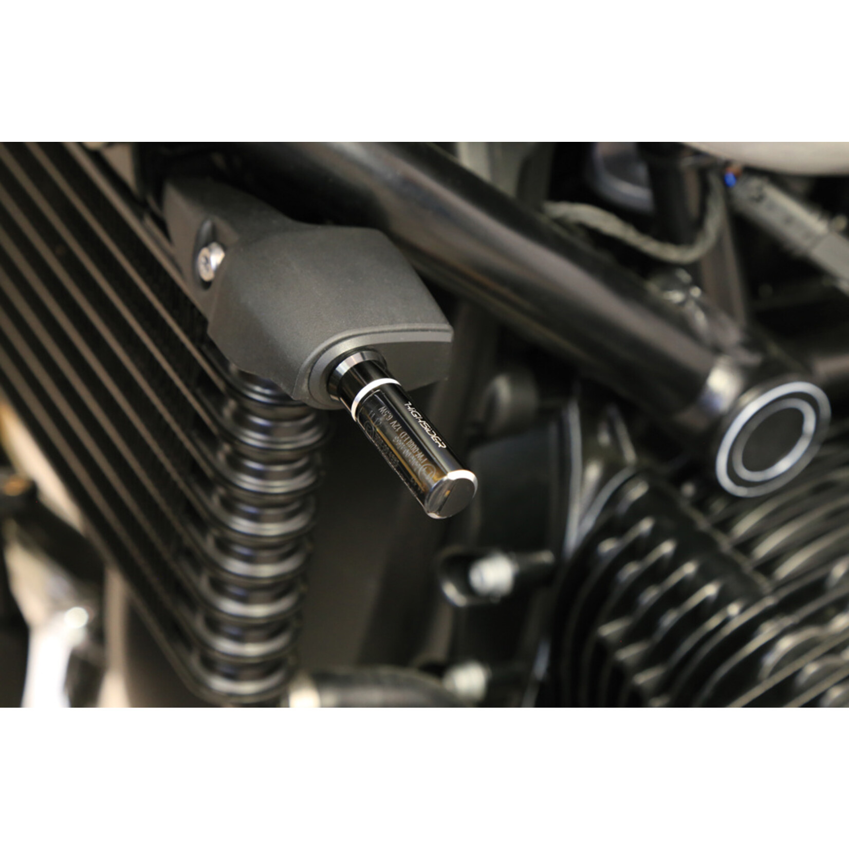 Highsider HIGHSIDER Alu Blinker-Montageplatten hinten für BMW RnineT, schwarz, Set