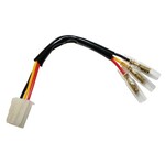 Rücklicht-Adapterkabel TYP 4 für div. Suzuki/Yamaha. 3x Rundsteckhülsen weiblich