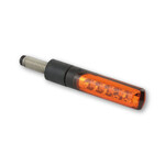 KOSO KOSO LED Sequenz-Blinker ELECTRO, schwarz, gelbes Glas