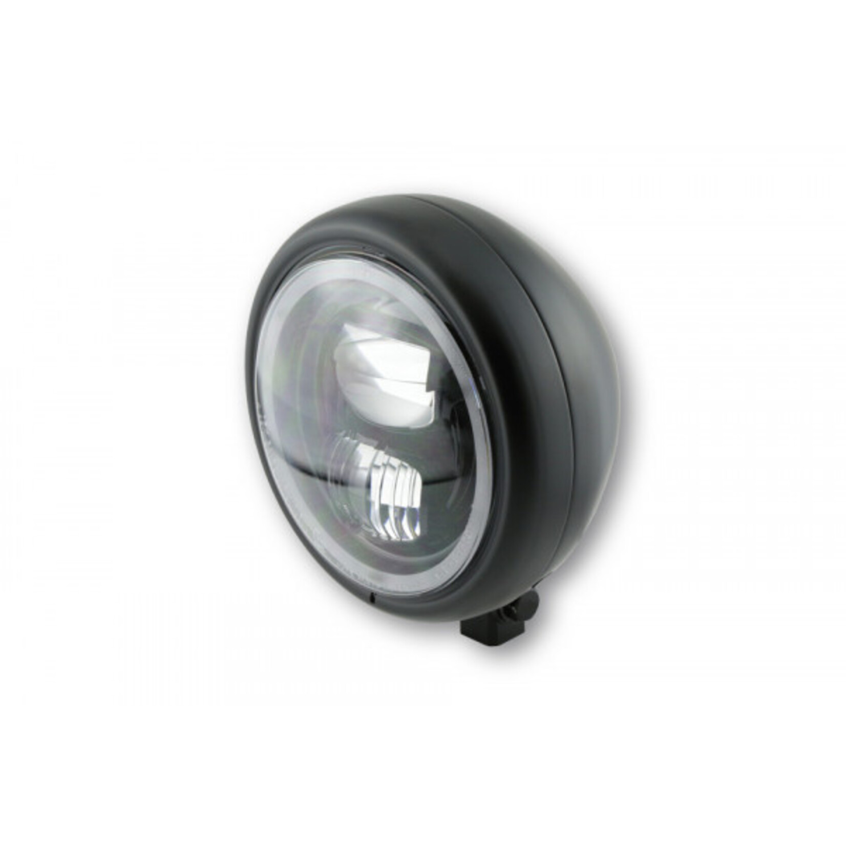 Highsider HIGHSIDER 5 3/4 Zoll LED-Scheinwerfer PECOS TYP 7 mit Standlichtring, schwarz matt