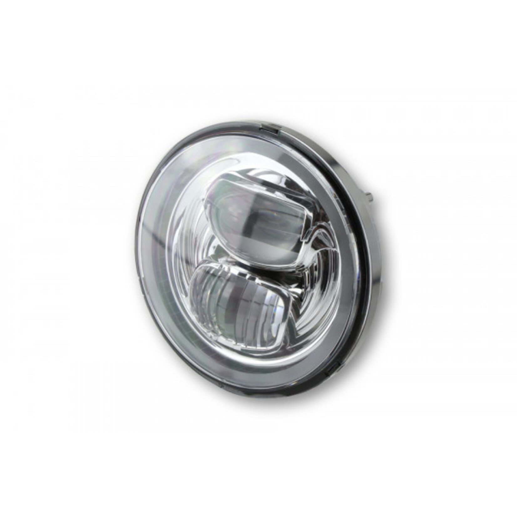 Highsider HIGHSIDER LED Hauptscheinwerfereinsatz TYP 7 mit Standlichtring, rund, chrom, 5 3/4 Zoll