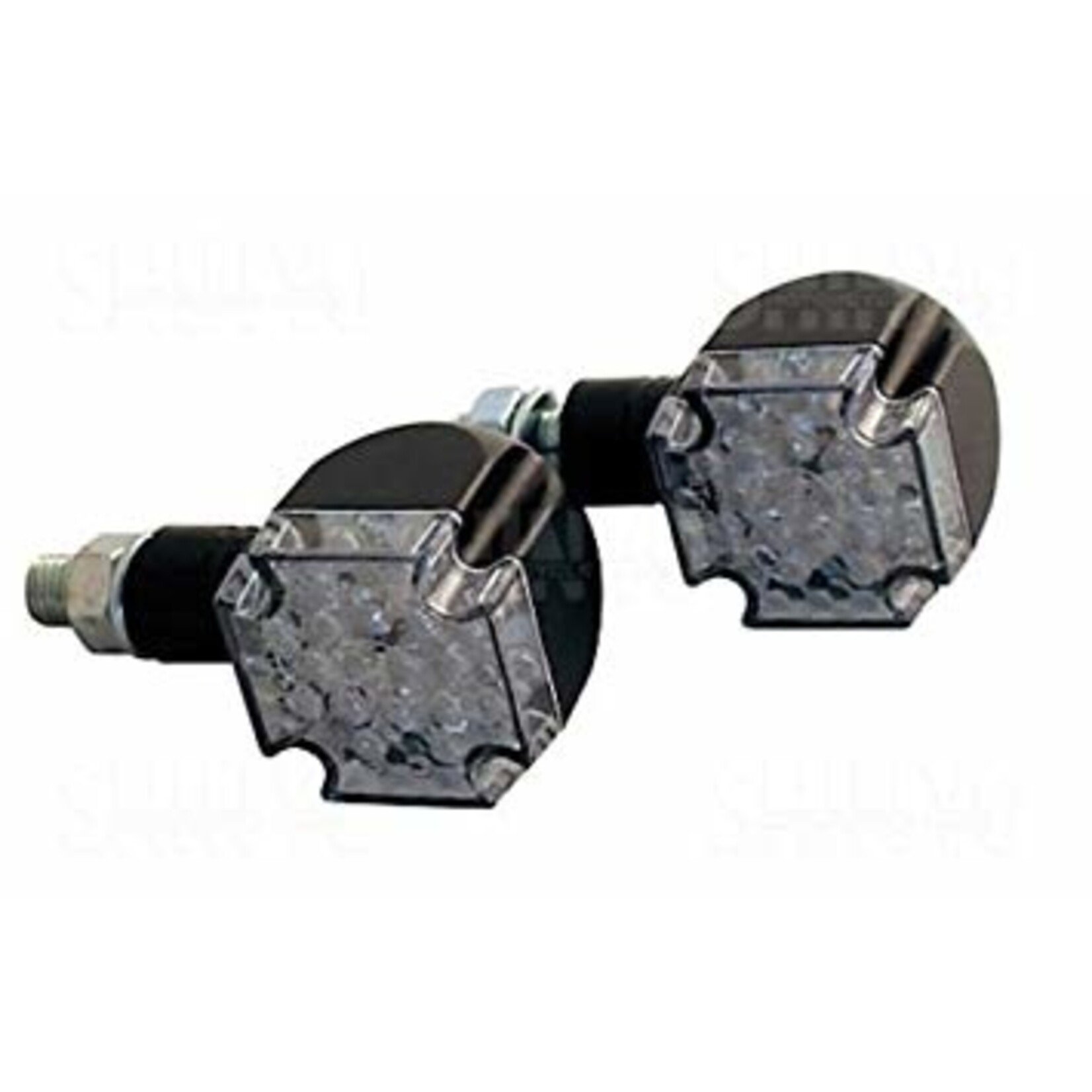 Shin Yo SHIN YO LED-Mini-Blinker CROSS, schwarz, kurzer Stiel