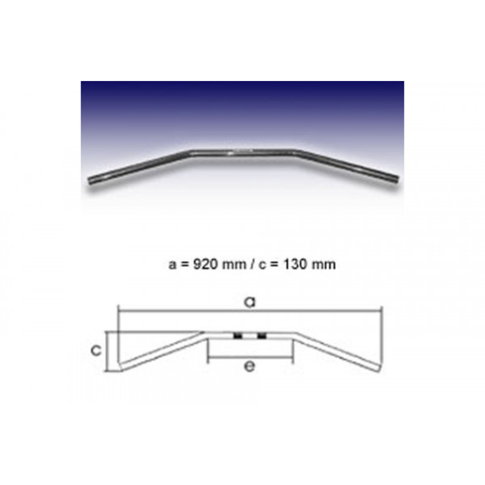 Fehling FEHLING Lenker Drag Bar Large, 1 Zoll, B 92cm, schwarz