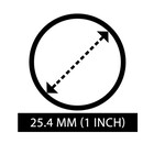 25,4mm / 1 Zoll