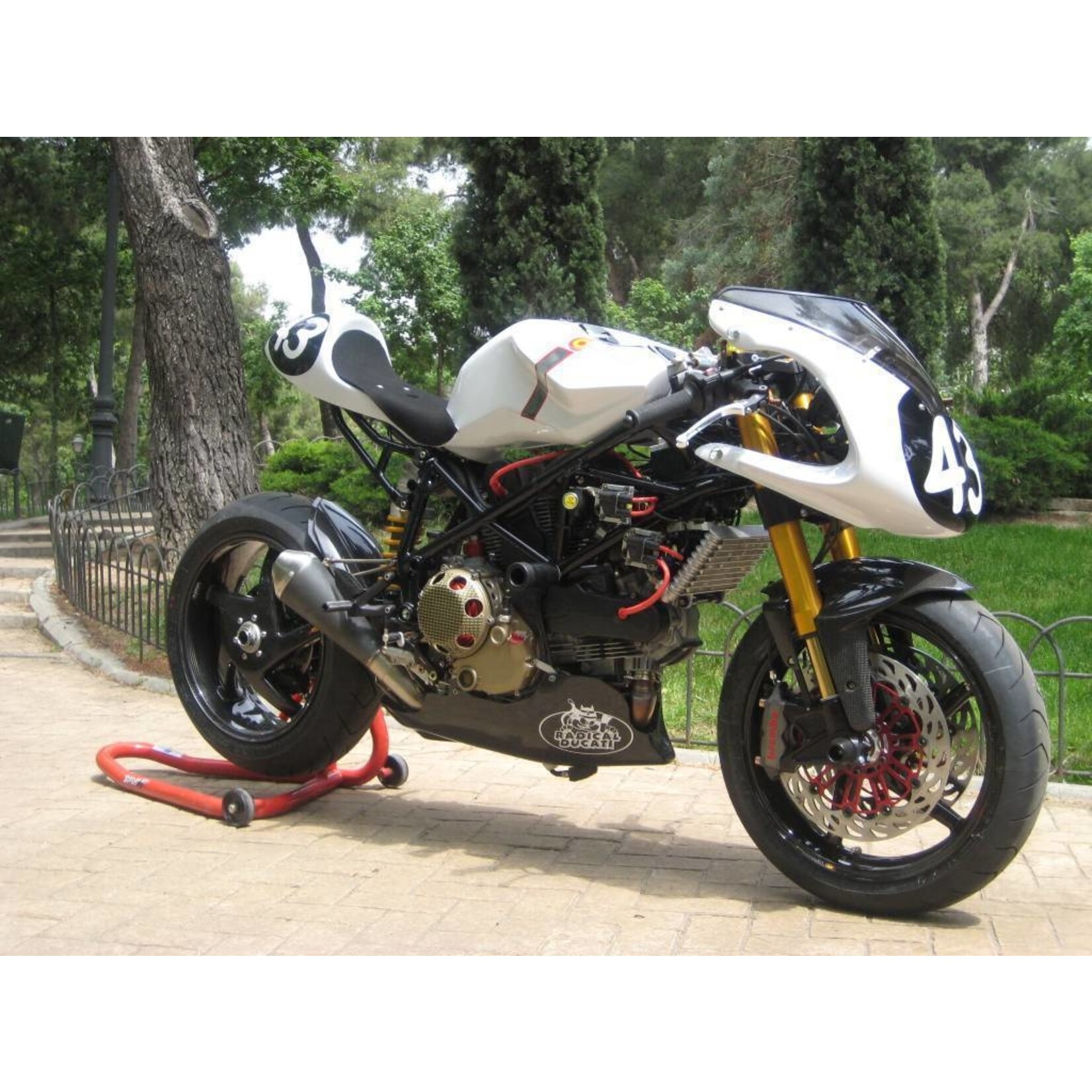 Spark SPARK Auspuff "GP Style" schwarz 330 mm universal