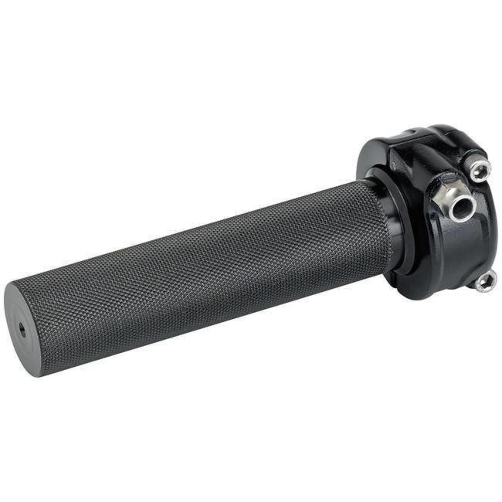 Biltwell Biltwell Gasgriff 25.4 mm Aluminium schwarz gekordelt