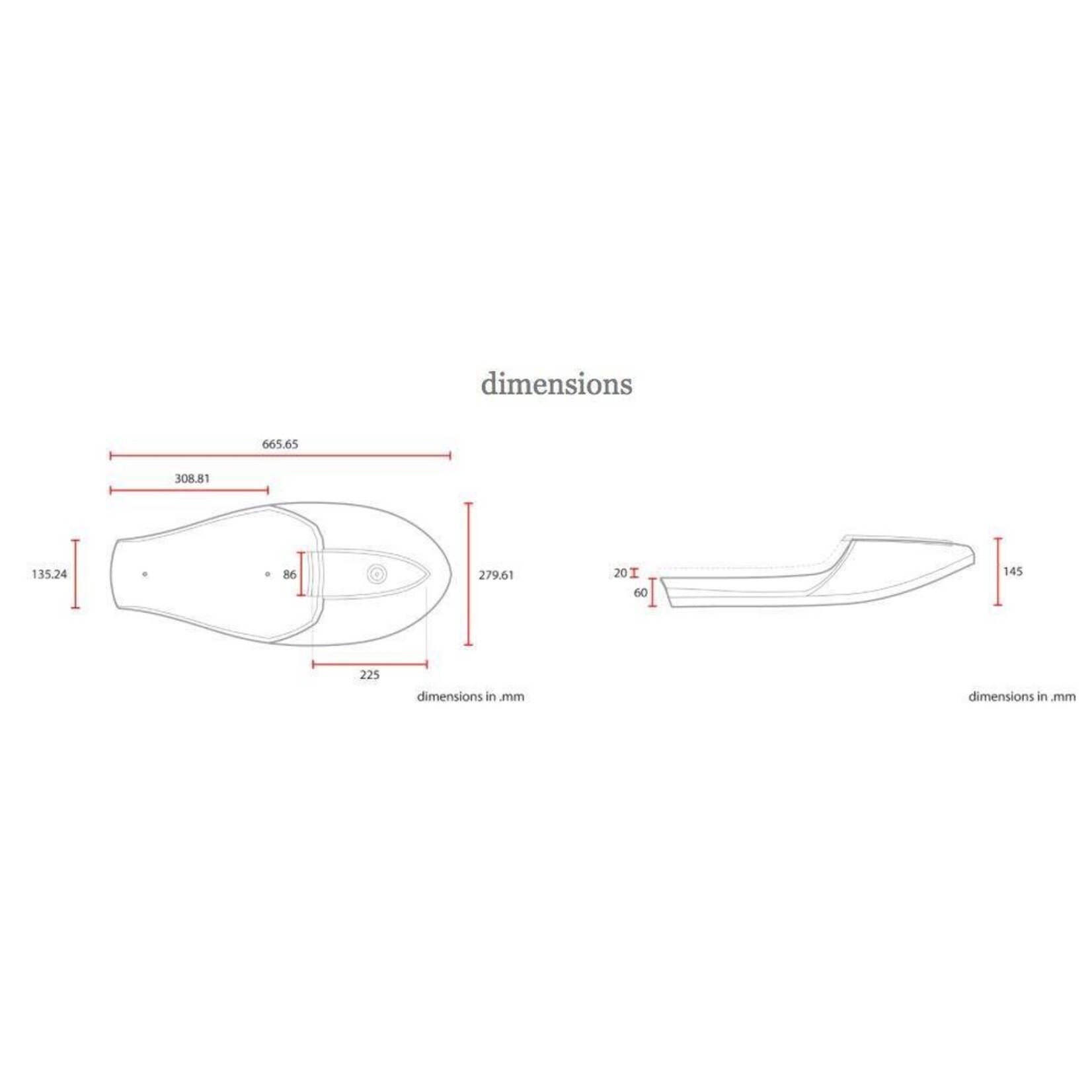 C.Racer C. Racer Sitzbank "Neo" braun / schwarz Typ 3 universal