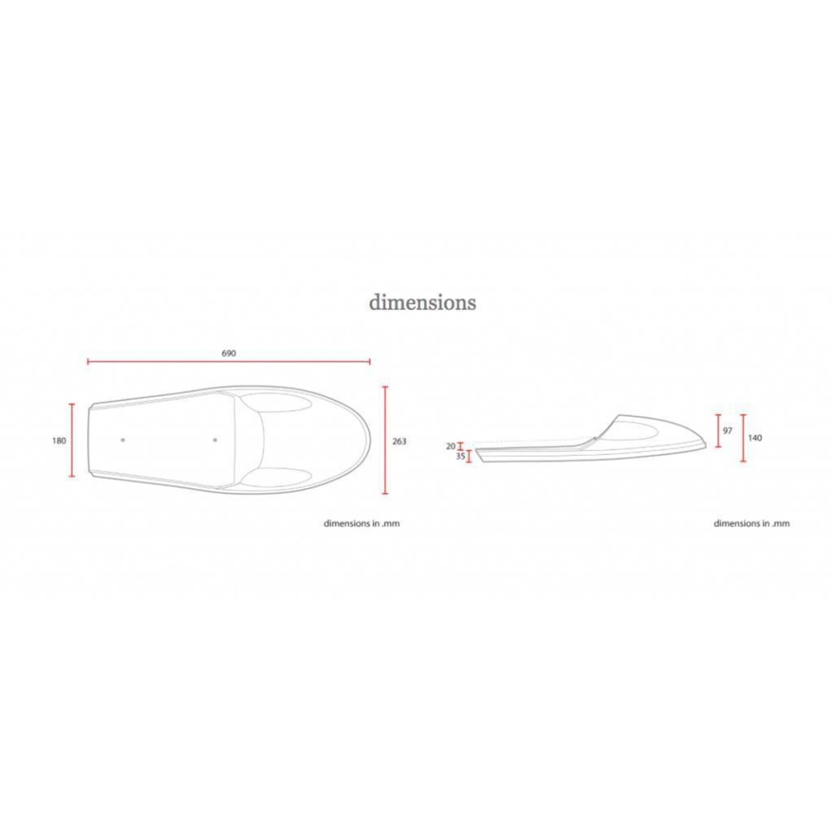 C.Racer C. Racer Sitzbank "Future" schwarz Typ 2 universal