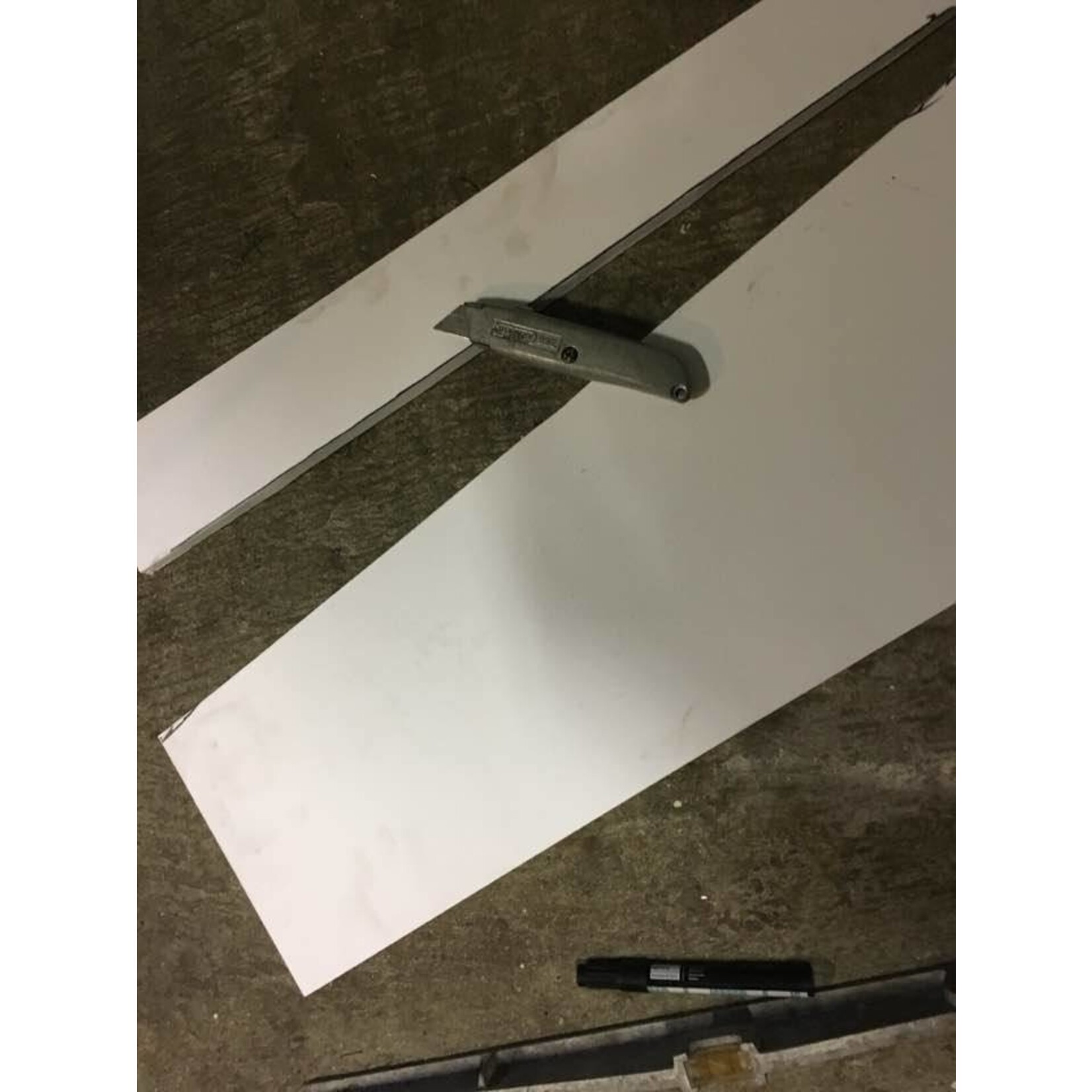 Forex PVC-Platte 650 x 300 x 10 mm für Sitze