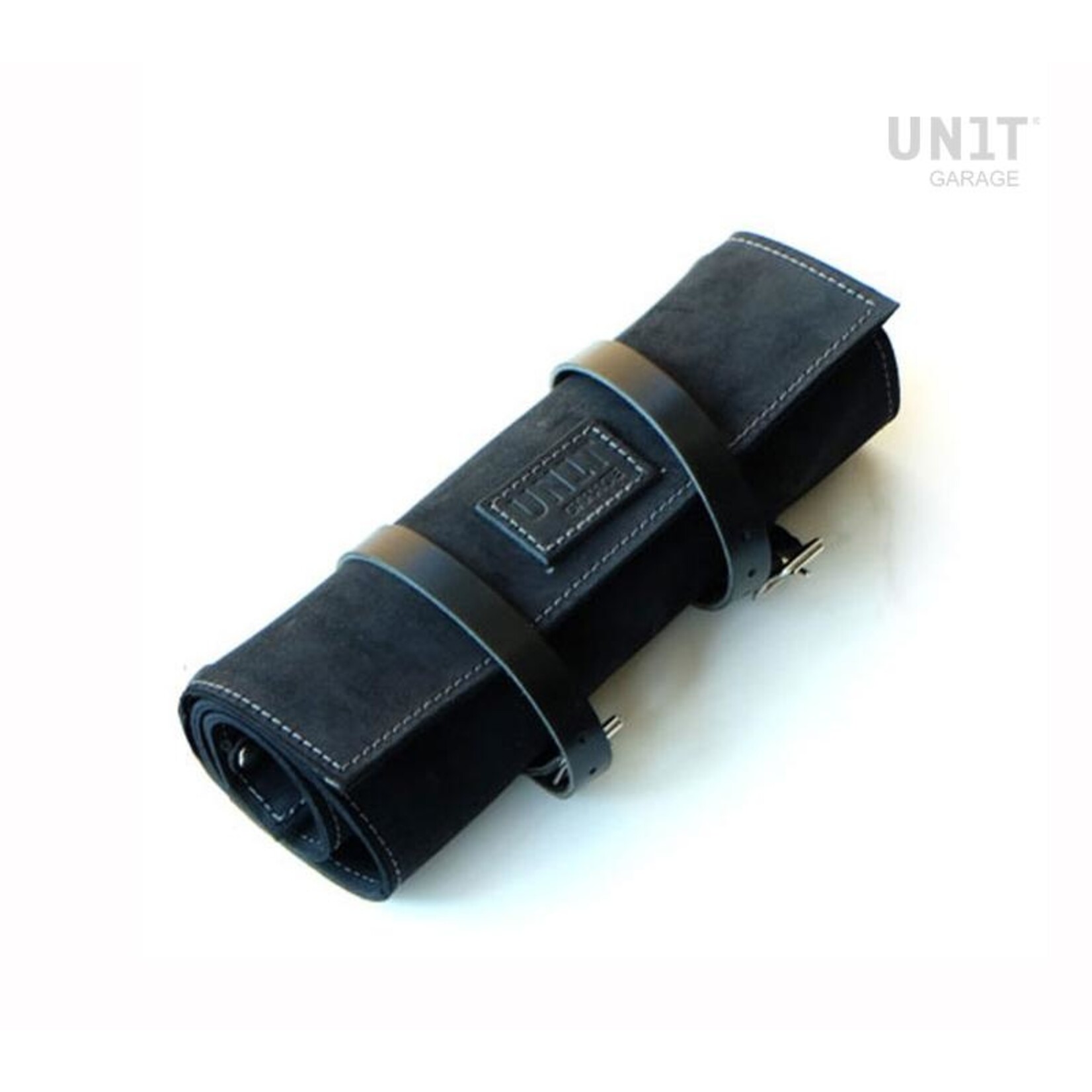 Unitgarage Tasche/Rolle aus gewachstem Wildleder