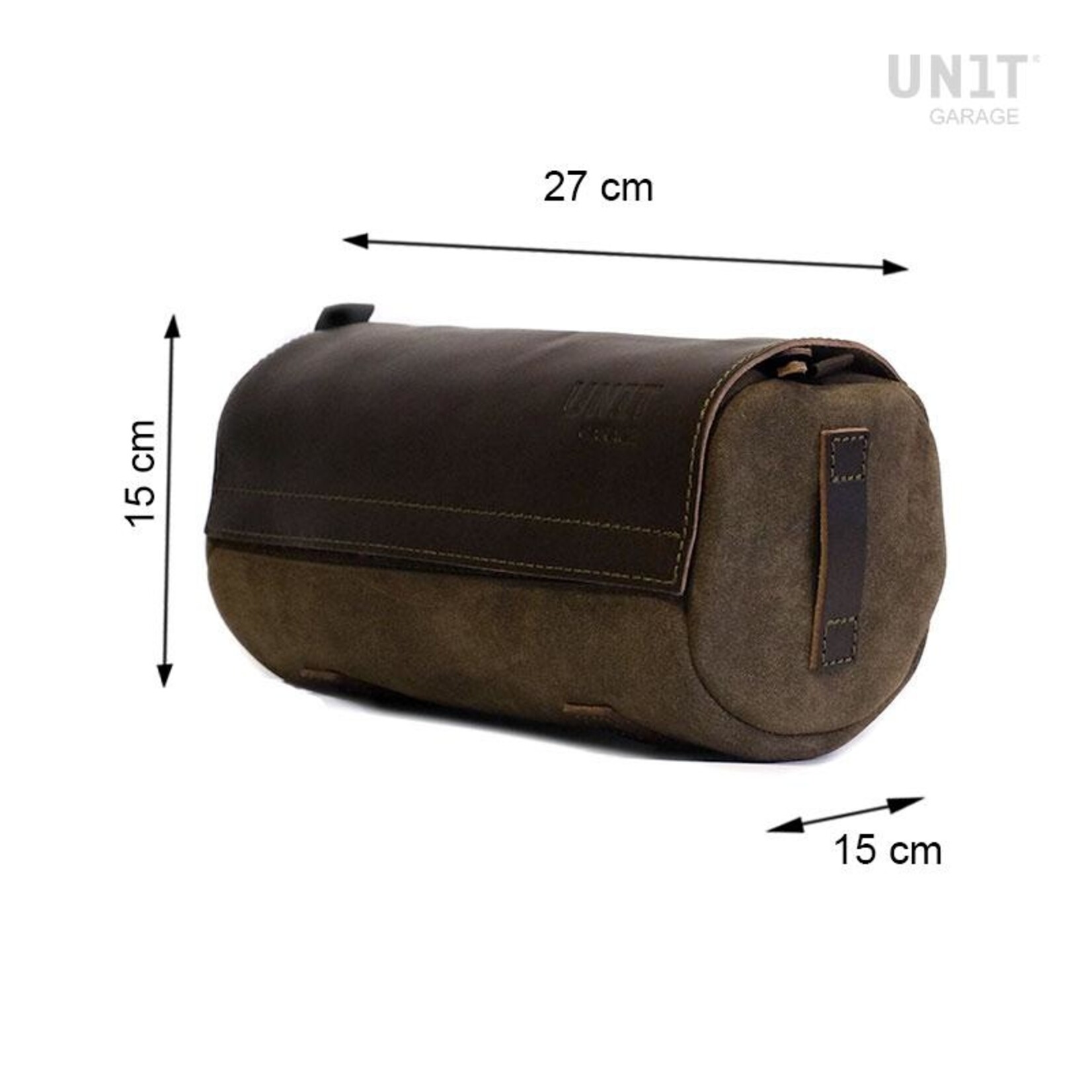 Unitgarage Atacama Canvas Tasche mit Lederüberzug