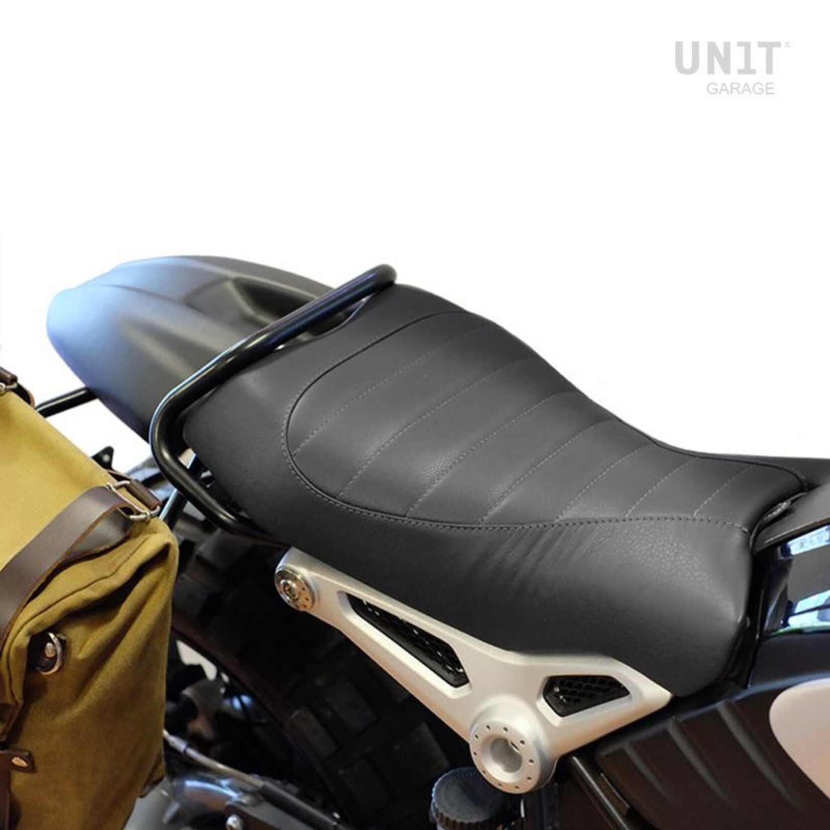 Unitgarage Sitzbank-Set schwarz mit Bügel und Schutzblech für BMW R nineT