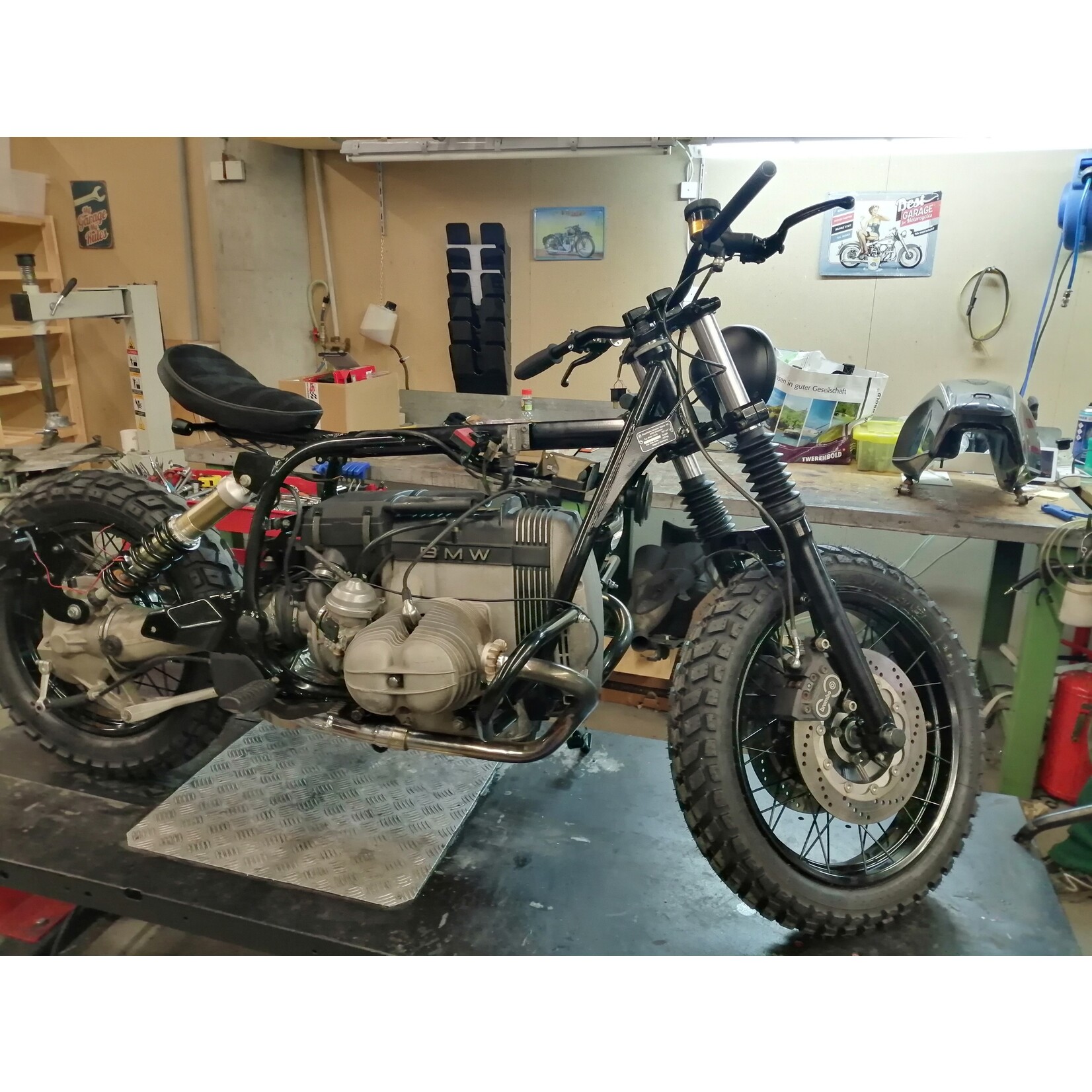 BMW R-2V Boxer DTC Gutachten für Bobber Sitz