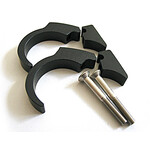 Motogadget motogadget Lenker Halteset msm Handle Bar Clip Kit schwarz