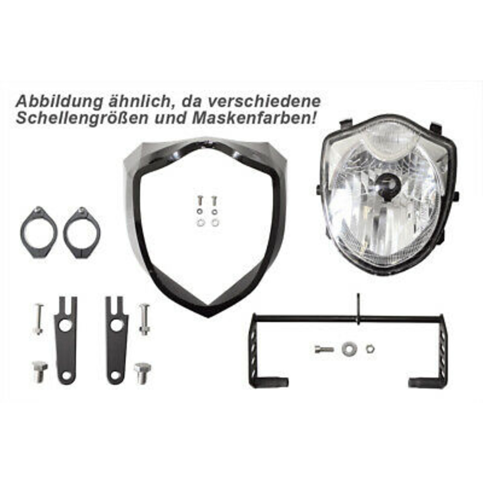 Highsider HIGHSIDER BA1 Scheinwerfer Set für 38-41 mm Set