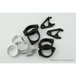 Highsider HIGHSIDER Lampenhalter Set XS für 42-43 mm Ø, schwarz Set