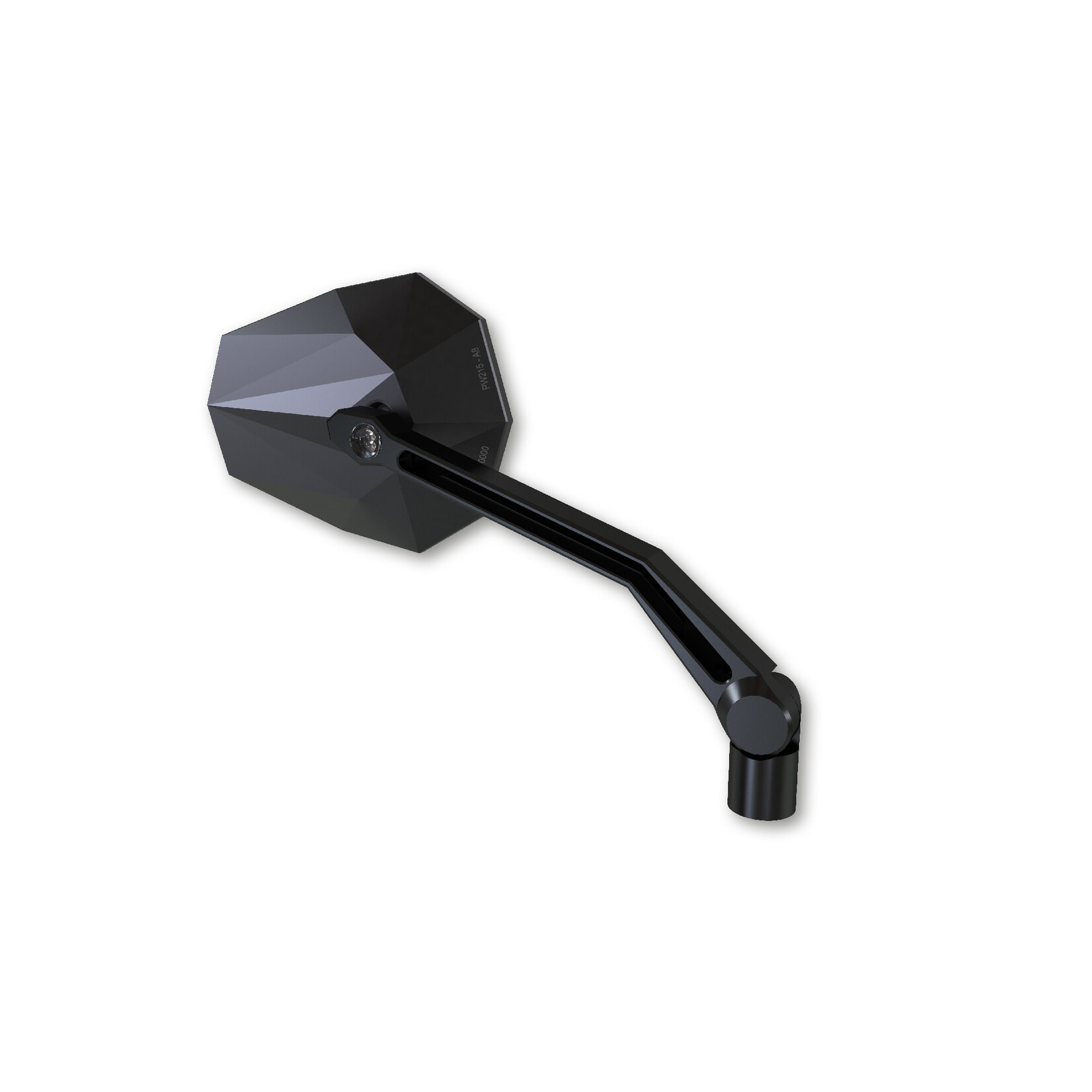 Highsider HIGHSIDER STEALTH-X2 Spiegel mit LED Blinker schwarz