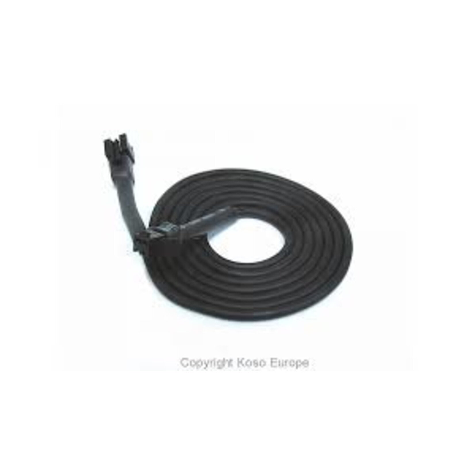 KOSO KOSO Kabel fuer Temperatursensor 1 Meter, (schwarzer Stecker)