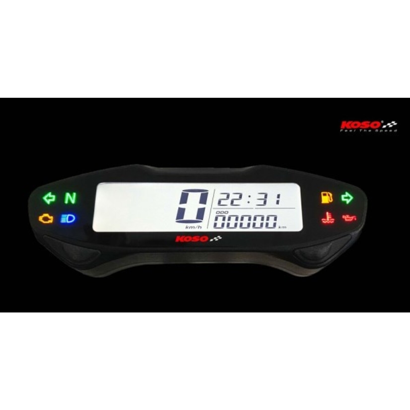 KOSO KOSO Digitaler Tachometer, DB EX-03 schwarz