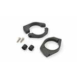 Daytona DAYTONA Gabelschellensatz mit Blinkerhalter Aluminium schwarz 35 mm