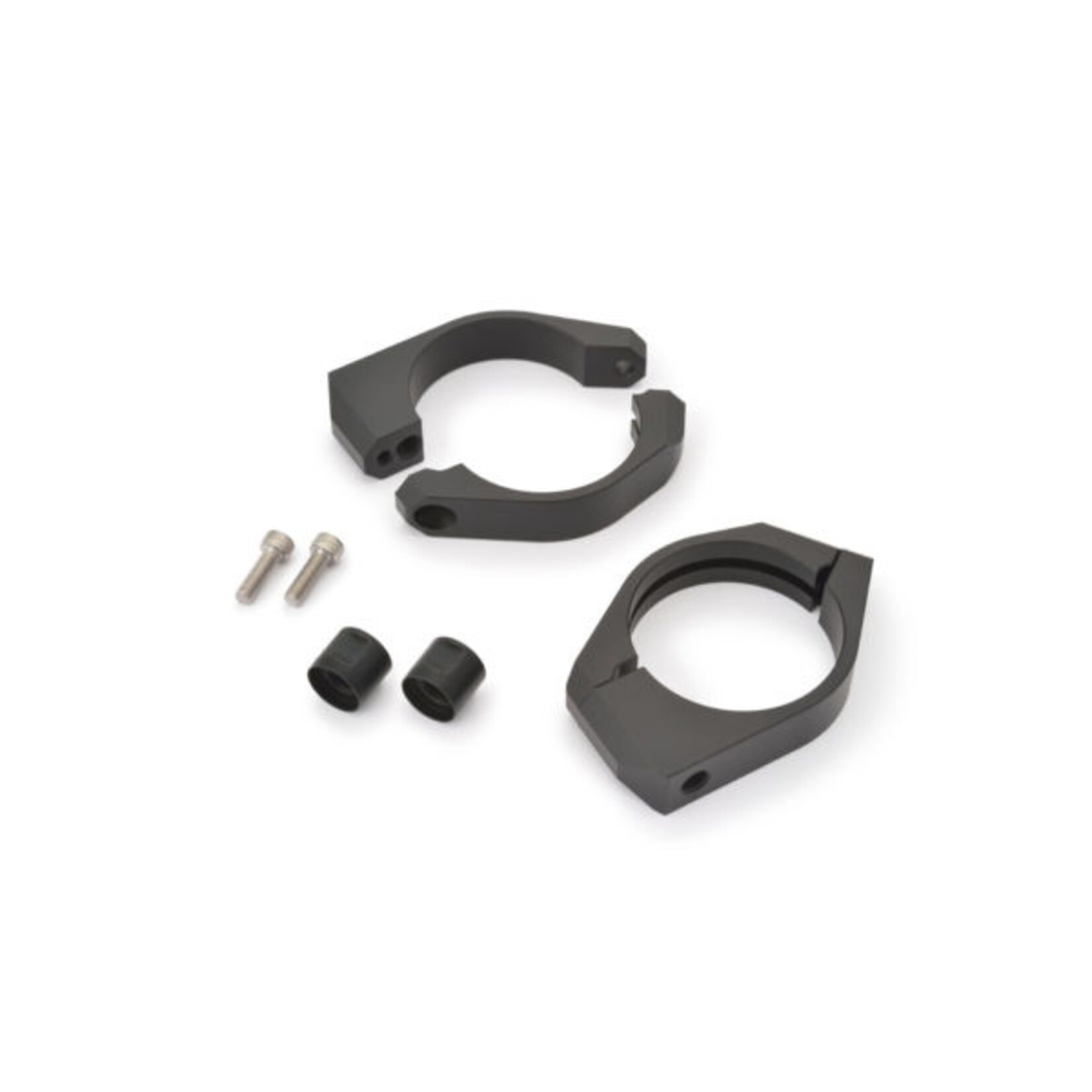 Daytona DAYTONA Gabelschellensatz mit Blinkerhalter Aluminium schwarz 43 mm