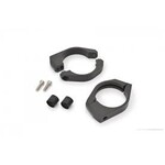 Daytona DAYTONA Gabelschellensatz mit Blinkerhalter Aluminium schwarz 53 mm