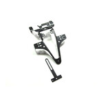 Highsider HIGHSIDER License Plate Holder KAWASAKI Versys 650 year 2010-2014, Crumb Bundle B schwarz