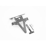 Highsider HIGHSIDER License plate holder KAWASAKI ER 6 N & ER 6 F till year 08, Spark Bundle B schwarz
